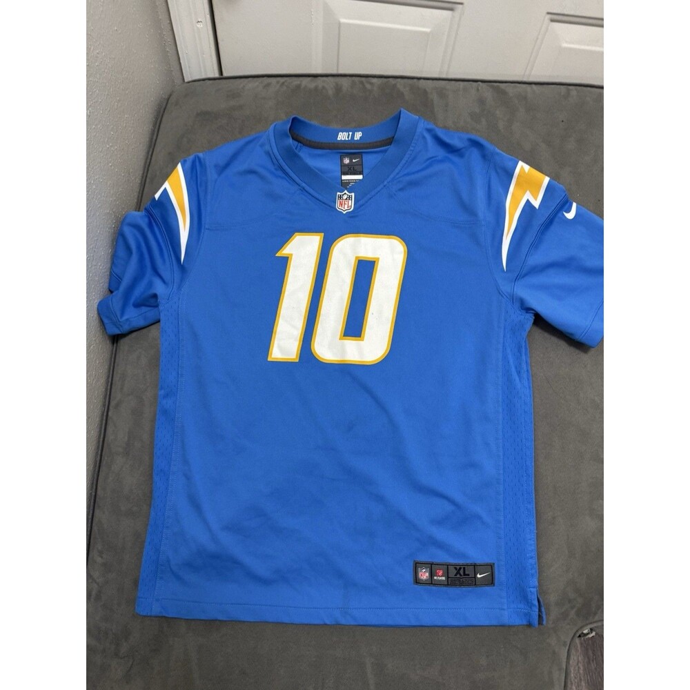 Los Angeles Chargers Powder Blue Nike Jersey Size Youth XL Justin Herbert